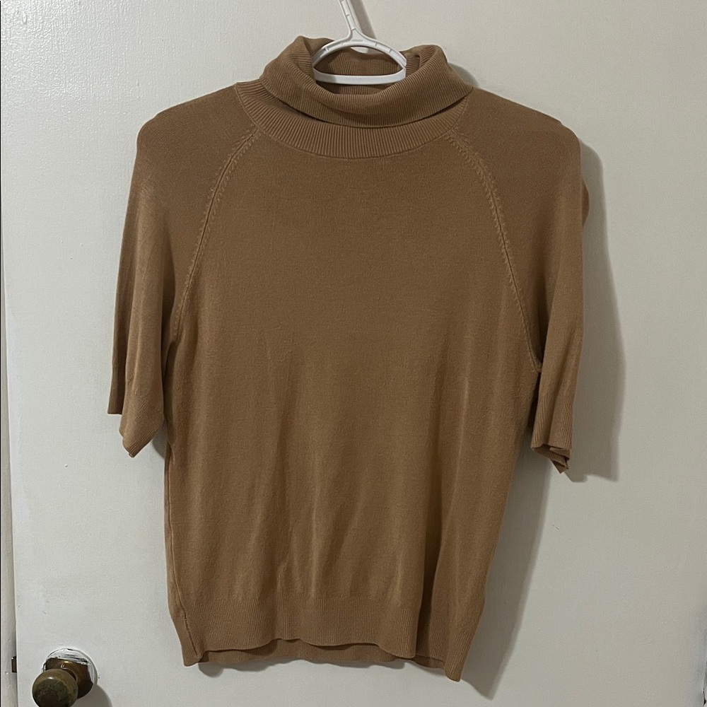 Philosophy Tan Short Sleeve Top